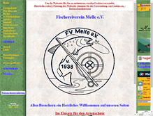 Tablet Screenshot of fischereiverein-melle.de